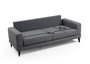 Atelier Del Sofa Sofá Cama 3 Plazas Gris Oscuro 210x90x85 cm